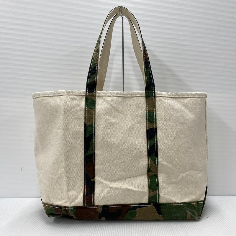 【中古品】【メンズ/レディース】 L.L.Bean エルエルビーン 525376 USA製 24AW BOTE&TOTE HANDLE LARGE ボートアンドトート ハンドル ラージ カバン 鞄 188-251118-cs-10-izu カラー：アイボリー 万代Net店