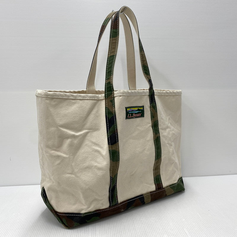【中古品】【メンズ/レディース】 L.L.Bean エルエルビーン 525376 USA製 24AW BOTE&TOTE HANDLE LARGE ボートアンドトート ハンドル ラージ カバン 鞄 188-251118-cs-10-izu カラー：アイボリー 万代Net店