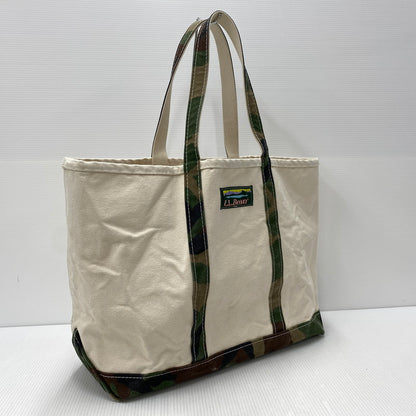 【中古品】【メンズ/レディース】 L.L.Bean エルエルビーン 525376 USA製 24AW BOTE&TOTE HANDLE LARGE ボートアンドトート ハンドル ラージ カバン 鞄 188-251118-cs-10-izu カラー：アイボリー 万代Net店