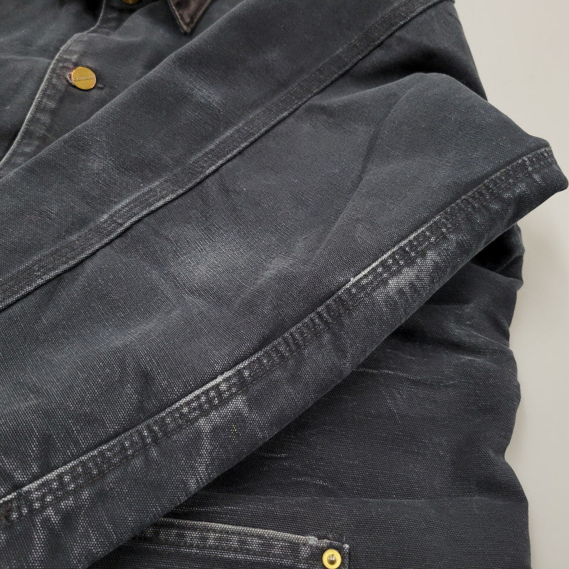 【中古品】【メンズ】 Carhartt カーハート C01 BLK メキシコ製 2010年製 BLANKET LINER DUCK CHORE COAT ブランケット ライナー ダック チョア コート アウター 146-251117-cs-28-izu サイズ：44 カラー：ブラック 万代Net店