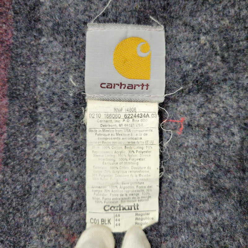 【中古品】【メンズ】 Carhartt カーハート C01 BLK メキシコ製 2010年製 BLANKET LINER DUCK CHORE COAT ブランケット ライナー ダック チョア コート アウター 146-251117-cs-28-izu サイズ：44 カラー：ブラック 万代Net店