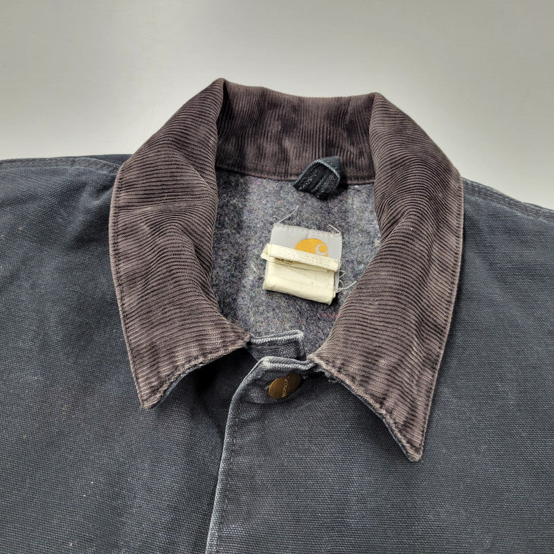 【中古品】【メンズ】 Carhartt カーハート C01 BLK メキシコ製 2010年製 BLANKET LINER DUCK CHORE COAT ブランケット ライナー ダック チョア コート アウター 146-251117-cs-28-izu サイズ：44 カラー：ブラック 万代Net店