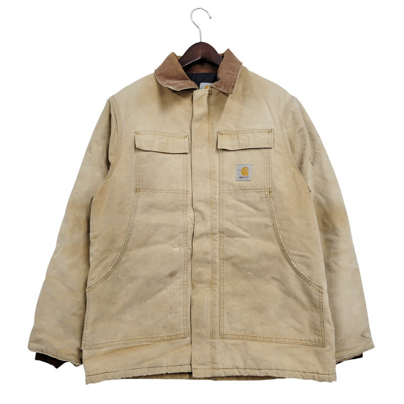 【現状渡し品】【メンズ】 CARHARTTジッパー QUILTING LINER DUCK TRADITIONAL COAT キルティング ライナー ダック トラディショナル コート アウター 146-251117-cs-27-izu サイズ：不明 カラー：ベージュ 万代Net店