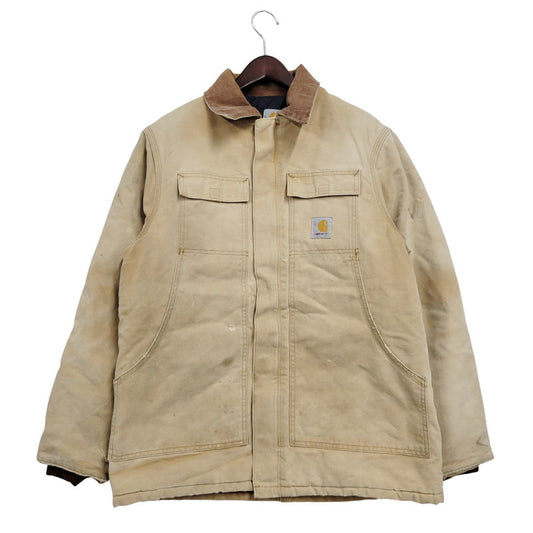 【現状渡し品】【メンズ】 CARHARTTジッパー QUILTING LINER DUCK TRADITIONAL COAT キルティング ライナー ダック トラディショナル コート アウター 146-251117-cs-27-izu サイズ：不明 カラー：ベージュ 万代Net店
