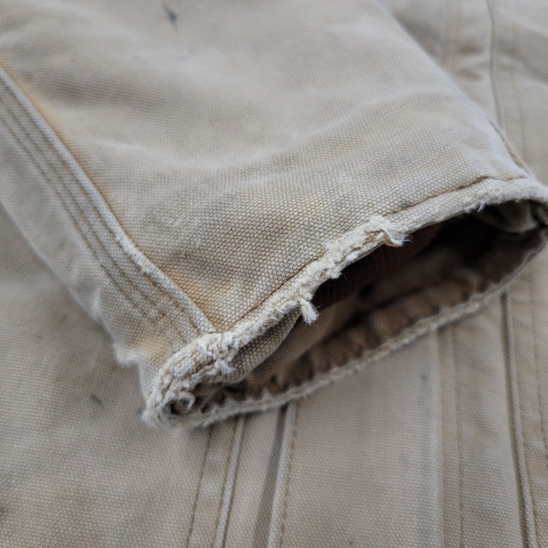 【現状渡し品】【メンズ】 CARHARTTジッパー QUILTING LINER DUCK TRADITIONAL COAT キルティング ライナー ダック トラディショナル コート アウター 146-251117-cs-27-izu サイズ：不明 カラー：ベージュ 万代Net店