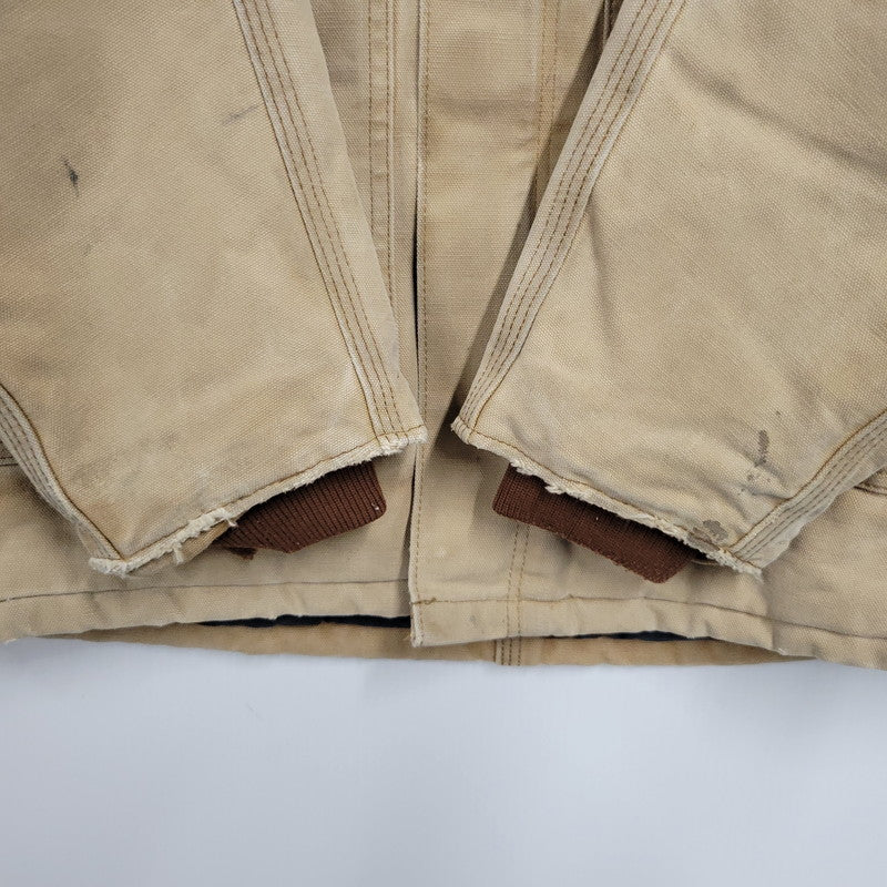 【現状渡し品】【メンズ】 CARHARTTジッパー QUILTING LINER DUCK TRADITIONAL COAT キルティング ライナー ダック トラディショナル コート アウター 146-251117-cs-27-izu サイズ：不明 カラー：ベージュ 万代Net店
