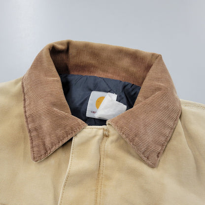 【現状渡し品】【メンズ】 CARHARTTジッパー QUILTING LINER DUCK TRADITIONAL COAT キルティング ライナー ダック トラディショナル コート アウター 146-251117-cs-27-izu サイズ：不明 カラー：ベージュ 万代Net店