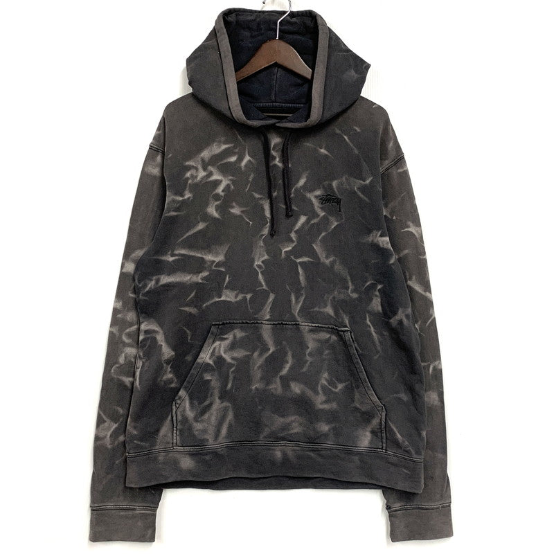 【中古品】【メンズ】 STUSSY ステューシー TYE DIE HOODED SWEATSHIRT タイダイ フーデッド スウェットシャツ トップス パーカー 142-251124-ya-16-izu サイズ：下記参照 カラー：チャコールグレー 万代Net店