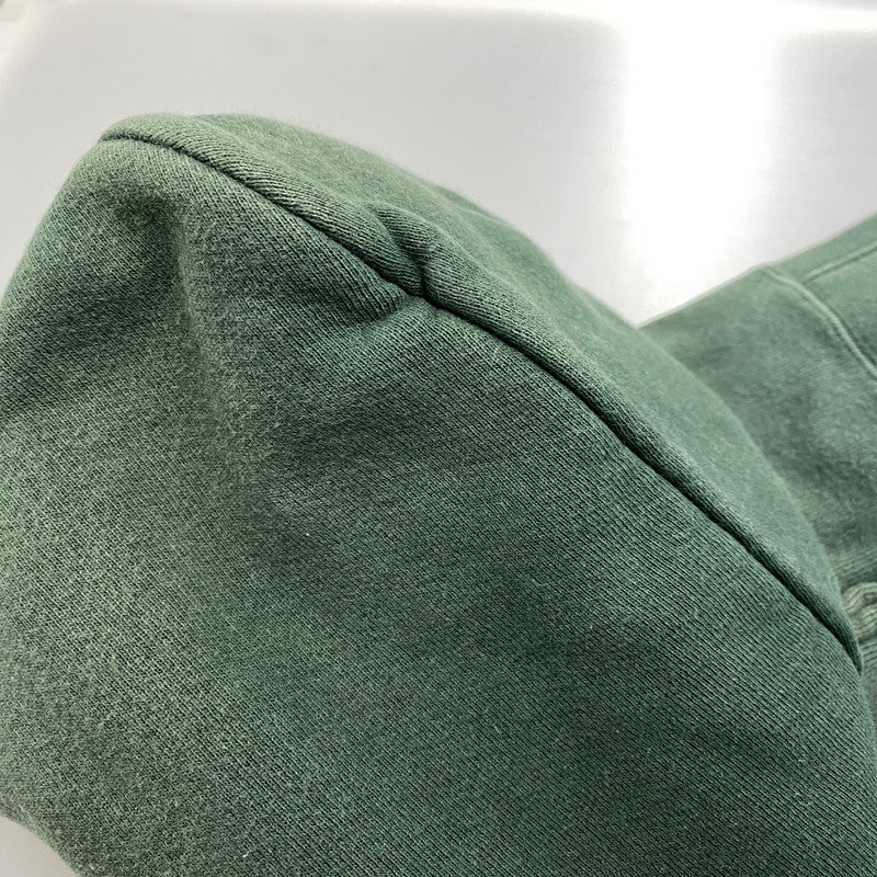 【現状渡し品】【メンズ】 Champion チャンピオン REVERSE WEAVE ZIP UP HOODED SWEATSHIRT リバースウィーブ ジップアップ フーデッド スウェットシャツ USA製 赤単色タグ復刻 パーカー 148-251123-as-15-izu サイズ：XL カラー：グリーン 万代Net店