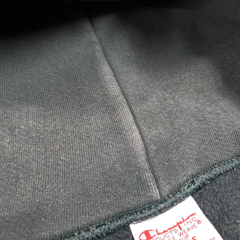 【現状渡し品】【メンズ】 Champion チャンピオン REVERSE WEAVE ZIP UP HOODED SWEATSHIRT リバースウィーブ ジップアップ フーデッド スウェットシャツ USA製 赤単色タグ復刻 パーカー 148-251123-as-15-izu サイズ：XL カラー：グリーン 万代Net店