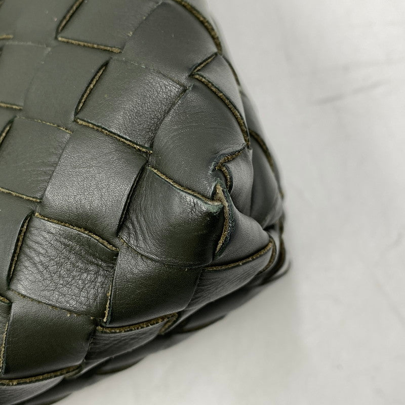 【中古品】【メンズ/レディース】 BOTTEGAVENETA ボッテガヴェネタ 651938 イントレチャート デュオ 2WAY ショルダーバッグ カバン 鞄 180-251118-cs-09-izu カラー：カーキ 万代Net店
