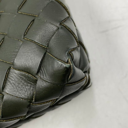 【中古品】【メンズ/レディース】 BOTTEGAVENETA ボッテガヴェネタ 651938 イントレチャート デュオ 2WAY ショルダーバッグ カバン 鞄 180-251118-cs-09-izu カラー：カーキ 万代Net店