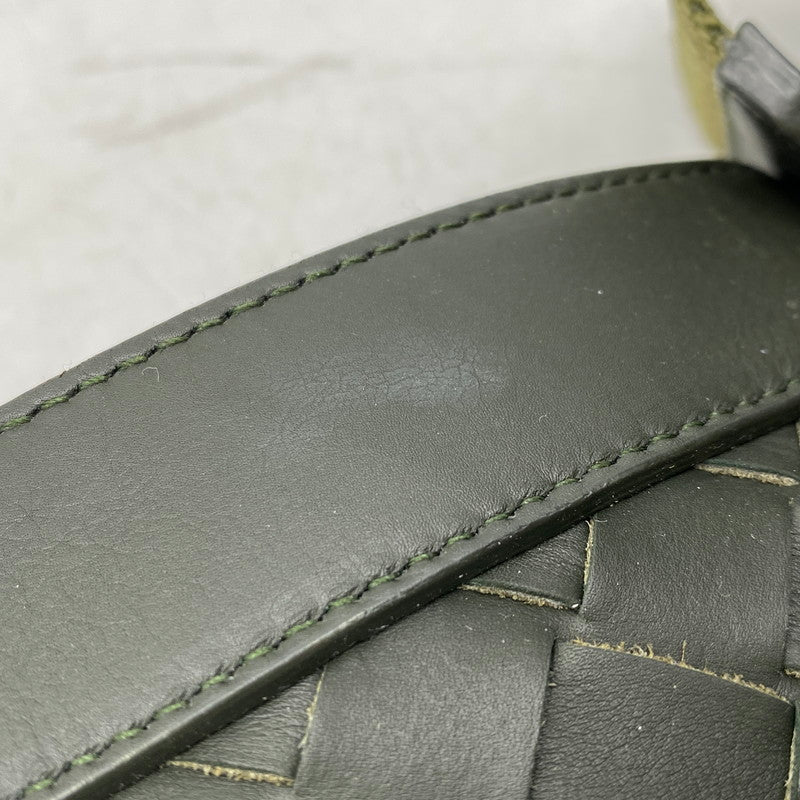 【中古品】【メンズ/レディース】 BOTTEGAVENETA ボッテガヴェネタ 651938 イントレチャート デュオ 2WAY ショルダーバッグ カバン 鞄 180-251118-cs-09-izu カラー：カーキ 万代Net店