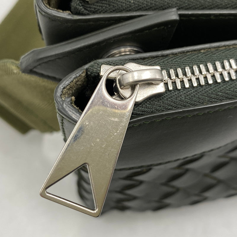 【中古品】【メンズ/レディース】 BOTTEGAVENETA ボッテガヴェネタ 651938 イントレチャート デュオ 2WAY ショルダーバッグ カバン 鞄 180-251118-cs-09-izu カラー：カーキ 万代Net店