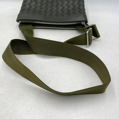 【中古品】【メンズ/レディース】 BOTTEGAVENETA ボッテガヴェネタ 651938 イントレチャート デュオ 2WAY ショルダーバッグ カバン 鞄 180-251118-cs-09-izu カラー：カーキ 万代Net店