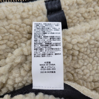 【中古品】【メンズ】 ALPHA INDUSTRIES アルファインダストリーズ FAKE MOUTON FLIGHT JACKET TA1548-075 フェイクムートン フライトジャケット アウター 145-251118-as-10-izu サイズ：L カラー：ブラック 万代Net店