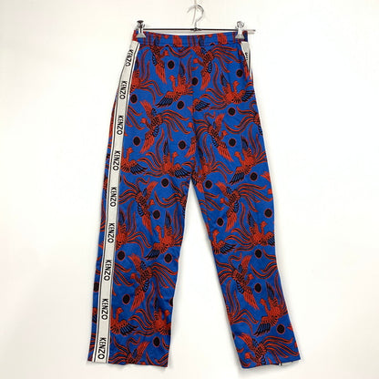 【中古品】【メンズ】 F952PA737930 国内正規 FLYING PHOENIX JACQUARD TRACK PANTS フライング フェニックス ジャガード トラックパンツ ズボン ボトムス 152-251118-ya-09-izu サイズ：S カラー：BLUE×RED 万代Net店