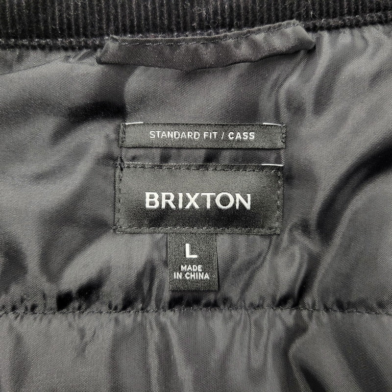 【中古美品】【メンズ】 BRIXTON ブリクストン QUILTING JACKET 03287 キルティングジャケット アウター 142-251117-as-05-izu サイズ：L カラー：ブラック 万代Net店