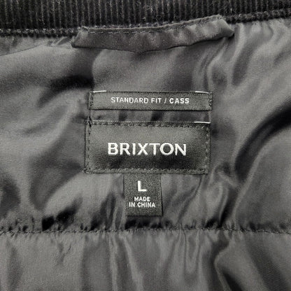 【中古美品】【メンズ】 BRIXTON ブリクストン QUILTING JACKET 03287 キルティングジャケット アウター 142-251117-as-05-izu サイズ：L カラー：ブラック 万代Net店