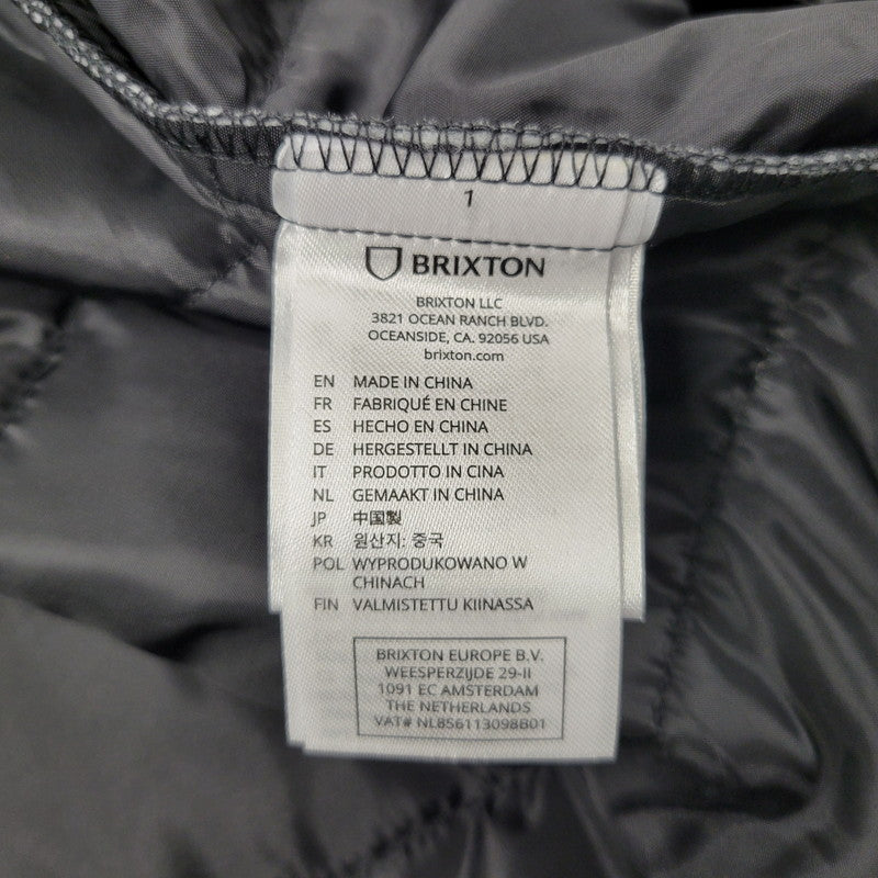 【中古美品】【メンズ】 BRIXTON ブリクストン QUILTING JACKET 03287 キルティングジャケット アウター 142-251117-as-05-izu サイズ：L カラー：ブラック 万代Net店