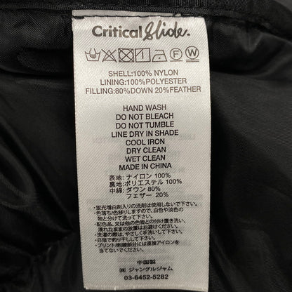 【中古品】【メンズ】 CRITICAL SLIDE クリティカルスライド DOWN JACKET ダウンジャケット アウター 147-251123-as-24-izu サイズ：M カラー：ブラック 万代Net店