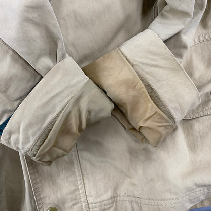 【中古品】【メンズ】 adidas アディダス NYLON JACKET ナイロンジャケット アウター 146-251123-as-21-izu サイズ：USA L カラー：ベージュ 万代Net店