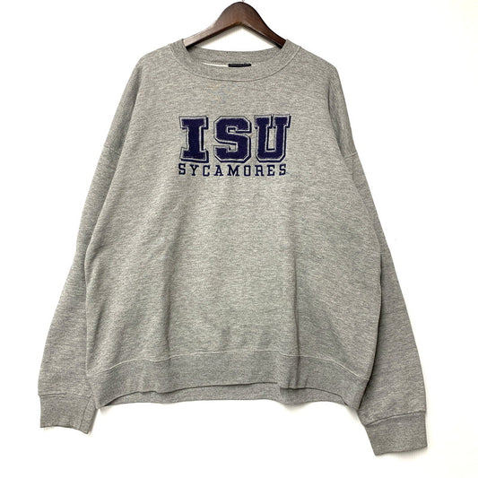 【中古品】【メンズ】 JANSPORT ジャンスポーツ ISU SWEATSHIRT スウェットシャツ USA製 トレーナー 長袖 トップス 146-251125-as-18-izu サイズ：XL カラー：グレー 万代Net店