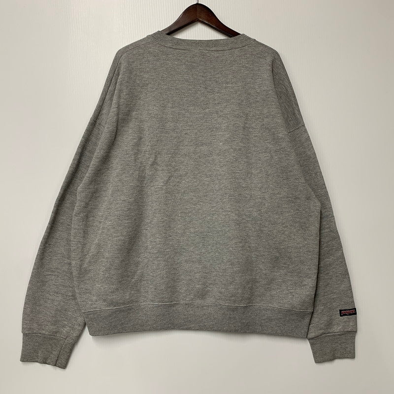 【中古品】【メンズ】 JANSPORT ジャンスポーツ ISU SWEATSHIRT スウェットシャツ USA製 トレーナー 長袖 トップス 146-251125-as-18-izu サイズ：XL カラー：グレー 万代Net店