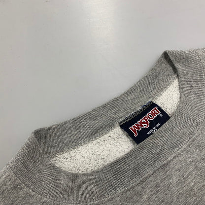 【中古品】【メンズ】 JANSPORT ジャンスポーツ ISU SWEATSHIRT スウェットシャツ USA製 トレーナー 長袖 トップス 146-251125-as-18-izu サイズ：XL カラー：グレー 万代Net店