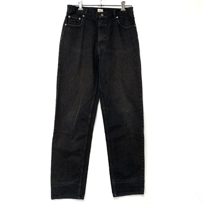 【中古品】【メンズ】 OLD CALVIN KLEIN オールド カルバンクライン WIDE TAPERED BLACK DENIM PANTS ワイドテーパード ブラックデニムパンツ メキシコ製 152-251125-as-26-izu サイズ：33 カラー：ブラック 万代Net店