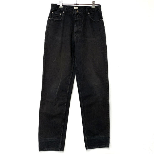 【中古品】【メンズ】 OLD CALVIN KLEIN オールド カルバンクライン WIDE TAPERED BLACK DENIM PANTS ワイドテーパード ブラックデニムパンツ メキシコ製 152-251125-as-26-izu サイズ：33 カラー：ブラック 万代Net店