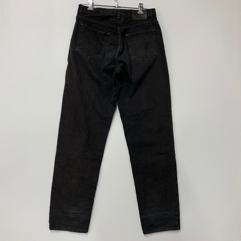 【中古品】【メンズ】 OLD CALVIN KLEIN オールド カルバンクライン WIDE TAPERED BLACK DENIM PANTS ワイドテーパード ブラックデニムパンツ メキシコ製 152-251125-as-26-izu サイズ：33 カラー：ブラック 万代Net店