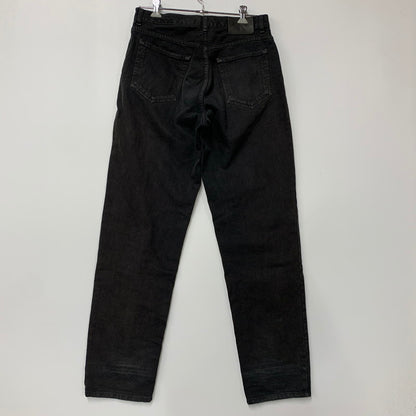 【中古品】【メンズ】 OLD CALVIN KLEIN オールド カルバンクライン WIDE TAPERED BLACK DENIM PANTS ワイドテーパード ブラックデニムパンツ メキシコ製 152-251125-as-26-izu サイズ：33 カラー：ブラック 万代Net店