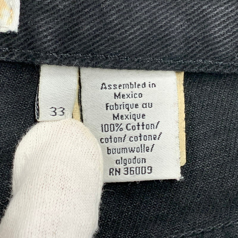 【中古品】【メンズ】 OLD CALVIN KLEIN オールド カルバンクライン WIDE TAPERED BLACK DENIM PANTS ワイドテーパード ブラックデニムパンツ メキシコ製 152-251125-as-26-izu サイズ：33 カラー：ブラック 万代Net店