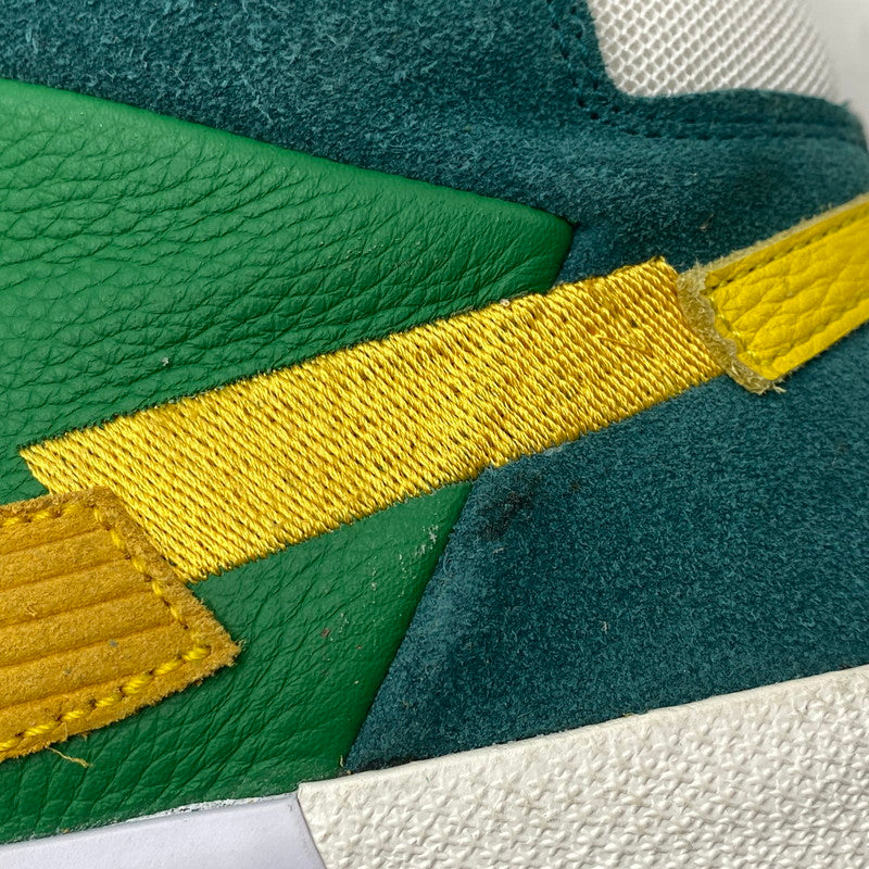 【中古品】【メンズ/レディース】 NIKE SB ナイキエスビー ZOOM BLAZER MID PRM DA8854-300 ズーム ブレーザー ミッド プレミアム スニーカー シューズ 靴 160-251202-as-07-izu サイズ：26cm カラー：ALOE VERDE/UNIVARSITY GOLD 万代Net店