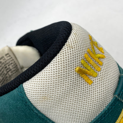 【中古品】【メンズ/レディース】 NIKE SB ナイキエスビー ZOOM BLAZER MID PRM DA8854-300 ズーム ブレーザー ミッド プレミアム スニーカー シューズ 靴 160-251202-as-07-izu サイズ：26cm カラー：ALOE VERDE/UNIVARSITY GOLD 万代Net店