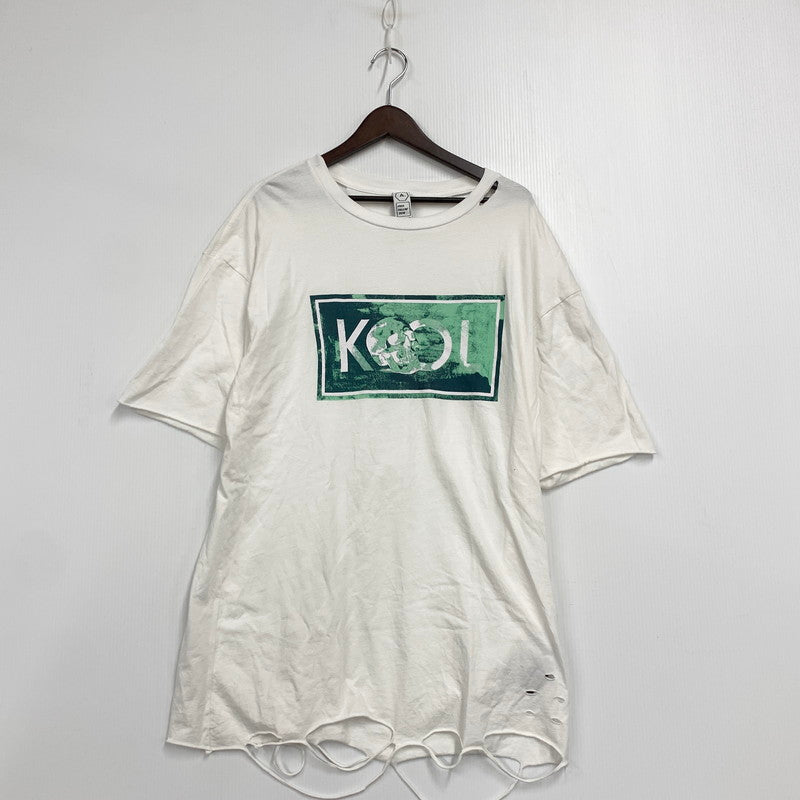 【中古品】【メンズ】 ALCHEMIST アルケミスト 18SS KOOL DAMAGE クール ダメージ S/S TEE ショートスリーブ Tシャツ トップス 半袖 142-251118-ya-11-izu サイズ：XL カラー：WHITE 万代Net店