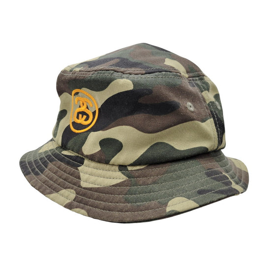 【中古品】【メンズ/レディース】 STUSSY ステューシー SS LINK BUCKET HAT CAMO SSリンク バケットハット カモ バケハ 帽子 185-251129-as-39-izu サイズ：L/XL カラー：マルチカラー 万代Net店