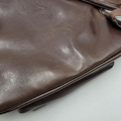 【現状渡し品】【メンズ/レディース】 OLD STUSSY オールドステューシー LOGO MONOGRAM LEATHER BACKPACK レザー バックパック リュック バッグ カバン 鞄 188-251122-as-12-izu カラー：ブラウン 万代Net店