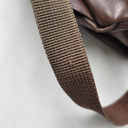 【現状渡し品】【メンズ/レディース】 OLD STUSSY オールドステューシー LOGO MONOGRAM LEATHER BACKPACK レザー バックパック リュック バッグ カバン 鞄 188-251122-as-12-izu カラー：ブラウン 万代Net店