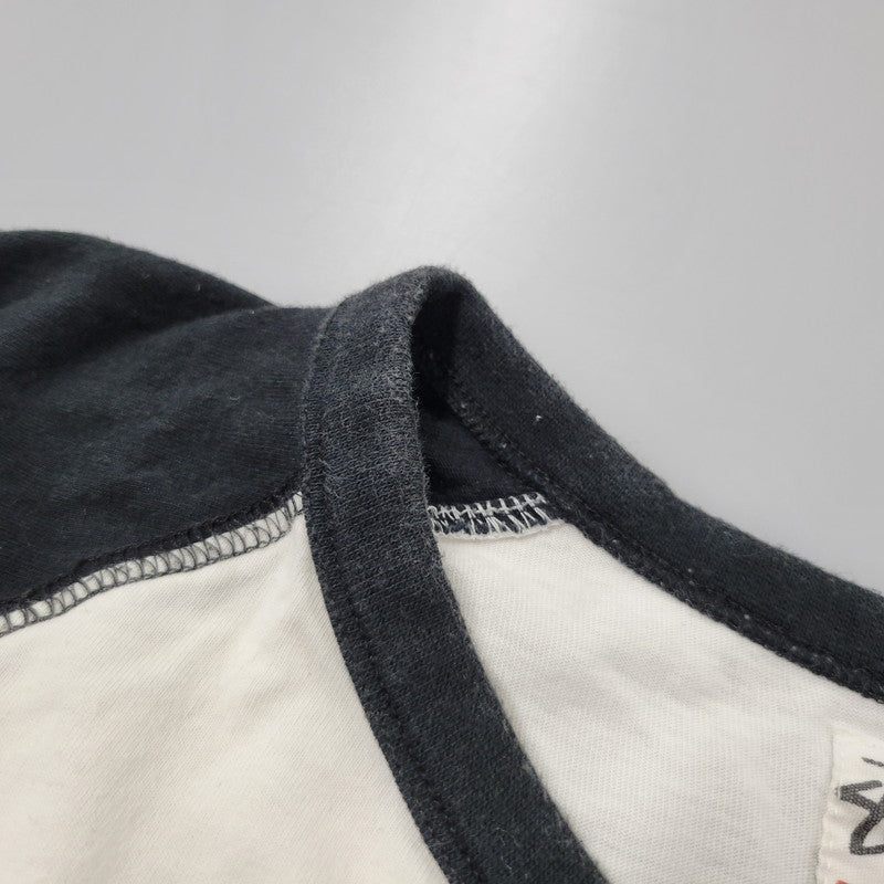 【中古品】【メンズ】 STUSSY ステューシー RAGLAN TEE ラグラン Tシャツ トップス 142-251123-as-31-izu サイズ：L カラー：ブラック×ホワイト 万代Net店