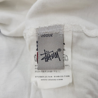 【中古品】【メンズ】 STUSSY ステューシー RAGLAN TEE ラグラン Tシャツ トップス 142-251123-as-31-izu サイズ：L カラー：ブラック×ホワイト 万代Net店