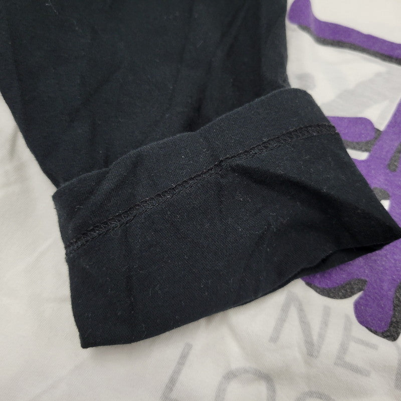 【中古品】【メンズ】 STUSSY ステューシー RAGLAN TEE ラグラン Tシャツ トップス 142-251123-as-31-izu サイズ：L カラー：ブラック×ホワイト 万代Net店