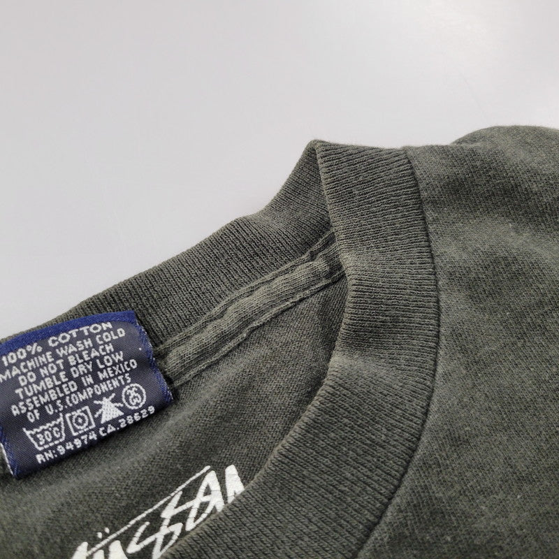 【中古品】【メンズ】 OLD STUSSY オールドステューシー FRONT LOGO LS TEE フロントロゴ ロングスリーブ Tシャツ 紺タグ 柏チャプトオープン記念 長袖 トップス 142-251123-as-32-izu サイズ：L カラー：ブラック 万代Net店