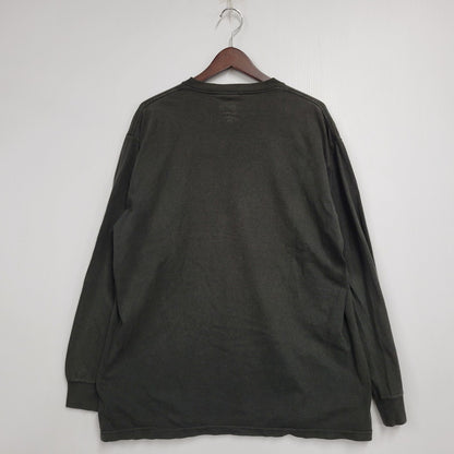 【中古品】【メンズ】 OLD STUSSY オールドステューシー FRONT LOGO LS TEE フロントロゴ ロングスリーブ Tシャツ 紺タグ 柏チャプトオープン記念 長袖 トップス 142-251123-as-32-izu サイズ：L カラー：ブラック 万代Net店