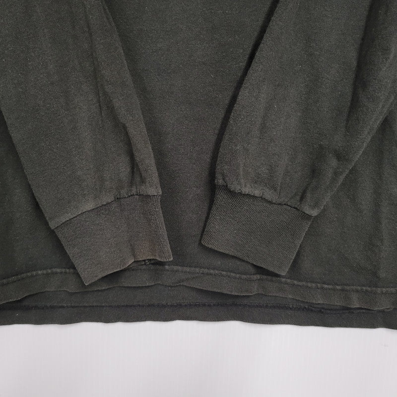 【中古品】【メンズ】 OLD STUSSY オールドステューシー FRONT LOGO LS TEE フロントロゴ ロングスリーブ Tシャツ 紺タグ 柏チャプトオープン記念 長袖 トップス 142-251123-as-32-izu サイズ：L カラー：ブラック 万代Net店