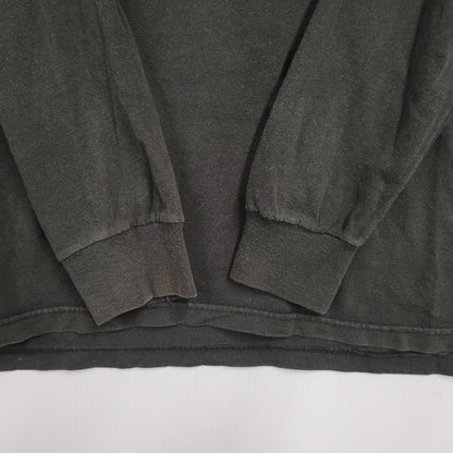 【中古品】【メンズ】 OLD STUSSY オールドステューシー FRONT LOGO LS TEE フロントロゴ ロングスリーブ Tシャツ 紺タグ 柏チャプトオープン記念 長袖 トップス 142-251123-as-32-izu サイズ：L カラー：ブラック 万代Net店