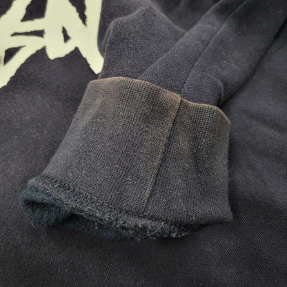 【中古品】【メンズ】 STUSSY ステューシー FRONT LOGO HOODIE フロントロゴ フーディ パーカー 長袖 トップス 142-251123-as-33-izu サイズ：L カラー：ネイビー 万代Net店