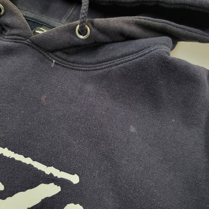 【中古品】【メンズ】 STUSSY ステューシー FRONT LOGO HOODIE フロントロゴ フーディ パーカー 長袖 トップス 142-251123-as-33-izu サイズ：L カラー：ネイビー 万代Net店