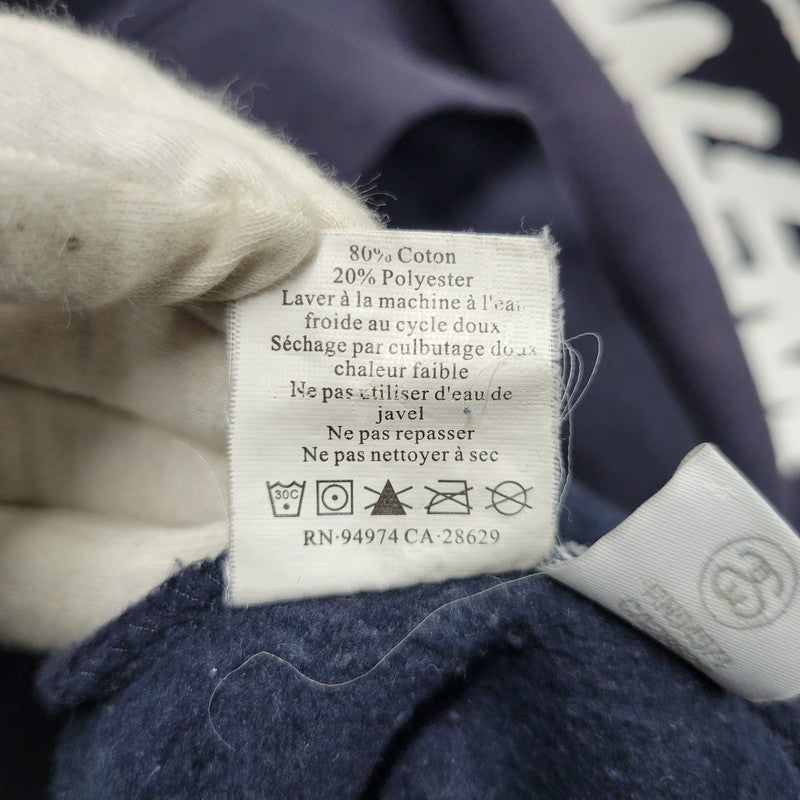 【中古品】【メンズ】 STUSSY ステューシー FRONT LOGO HOODIE フロントロゴ フーディ パーカー 長袖 トップス 142-251123-as-33-izu サイズ：L カラー：ネイビー 万代Net店